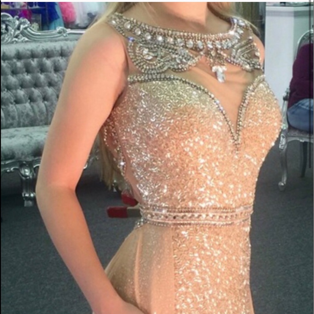 Beautiful pageant or prom gown.